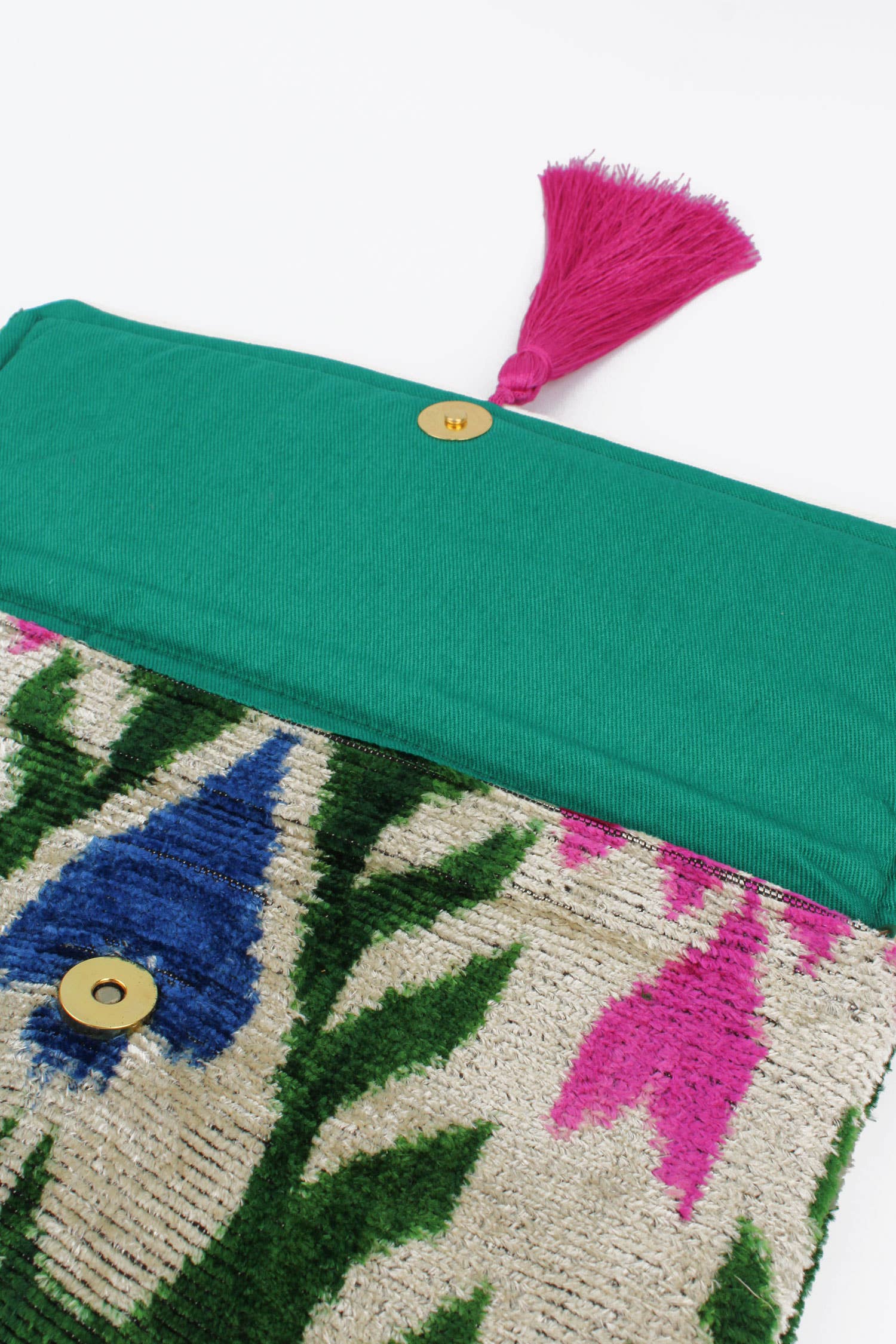 CREAM MULTI KAYA CLUTCH/CROSSBODY HANDBAG