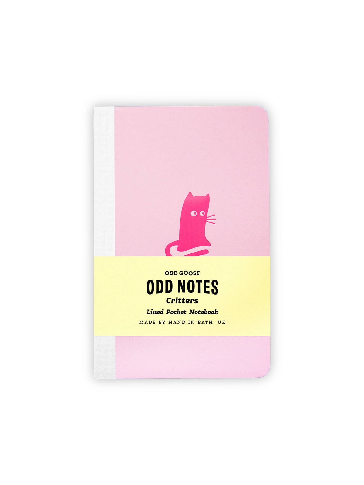 Odd Notes Critters Pocket Notebook - Cat (Lined)