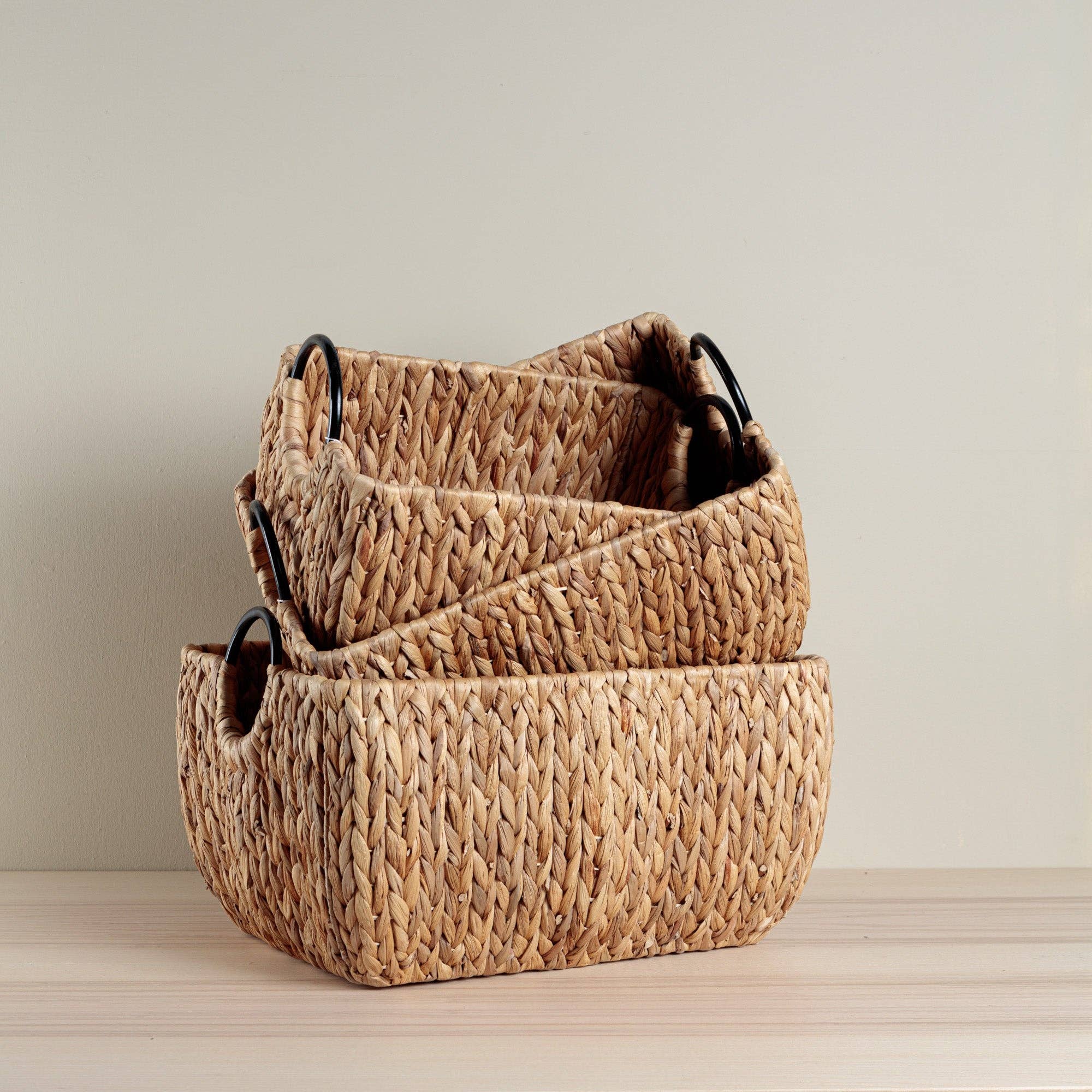 Large Bub Natural Shallow Seagrass Basket