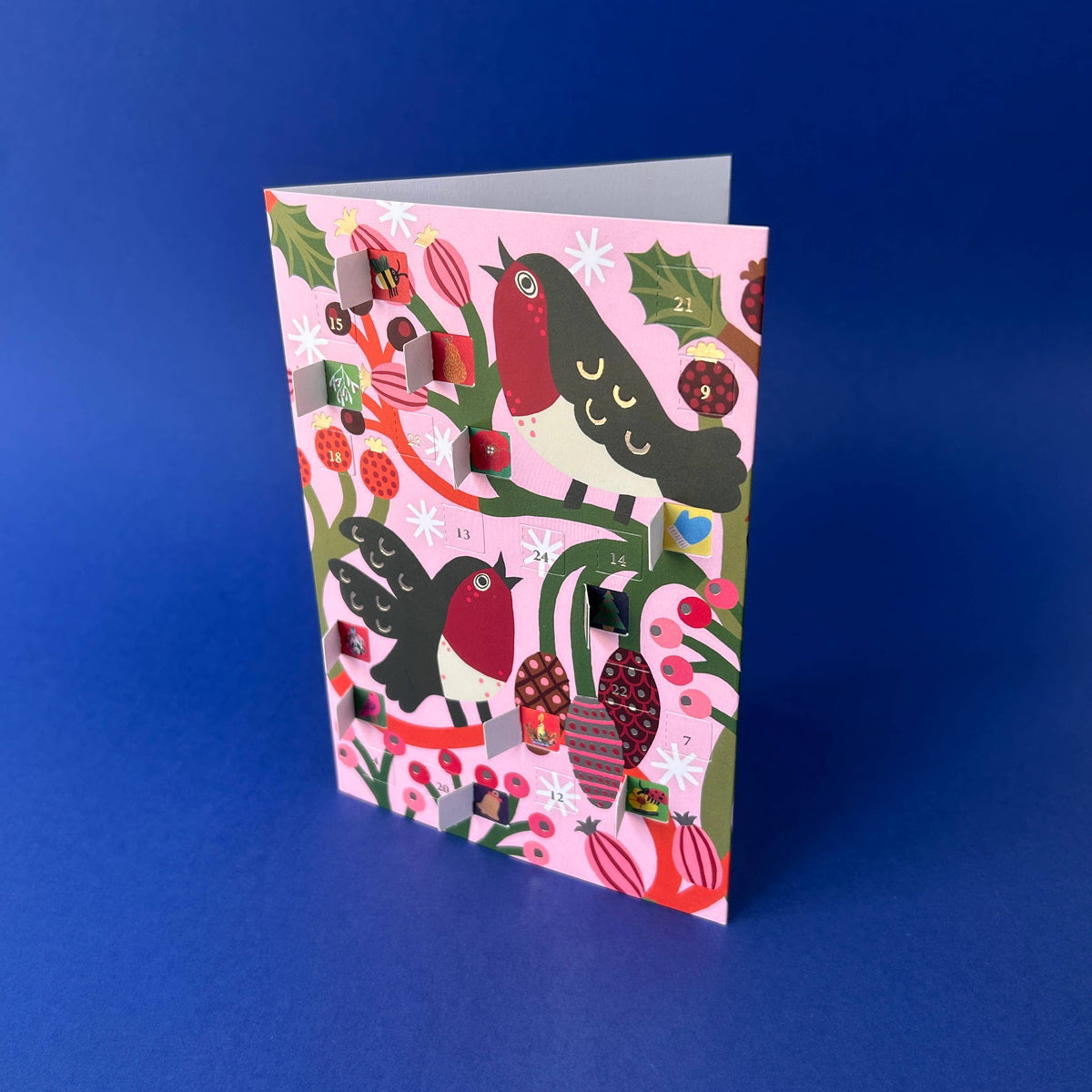Christmas Chorus Advent Calendar Card