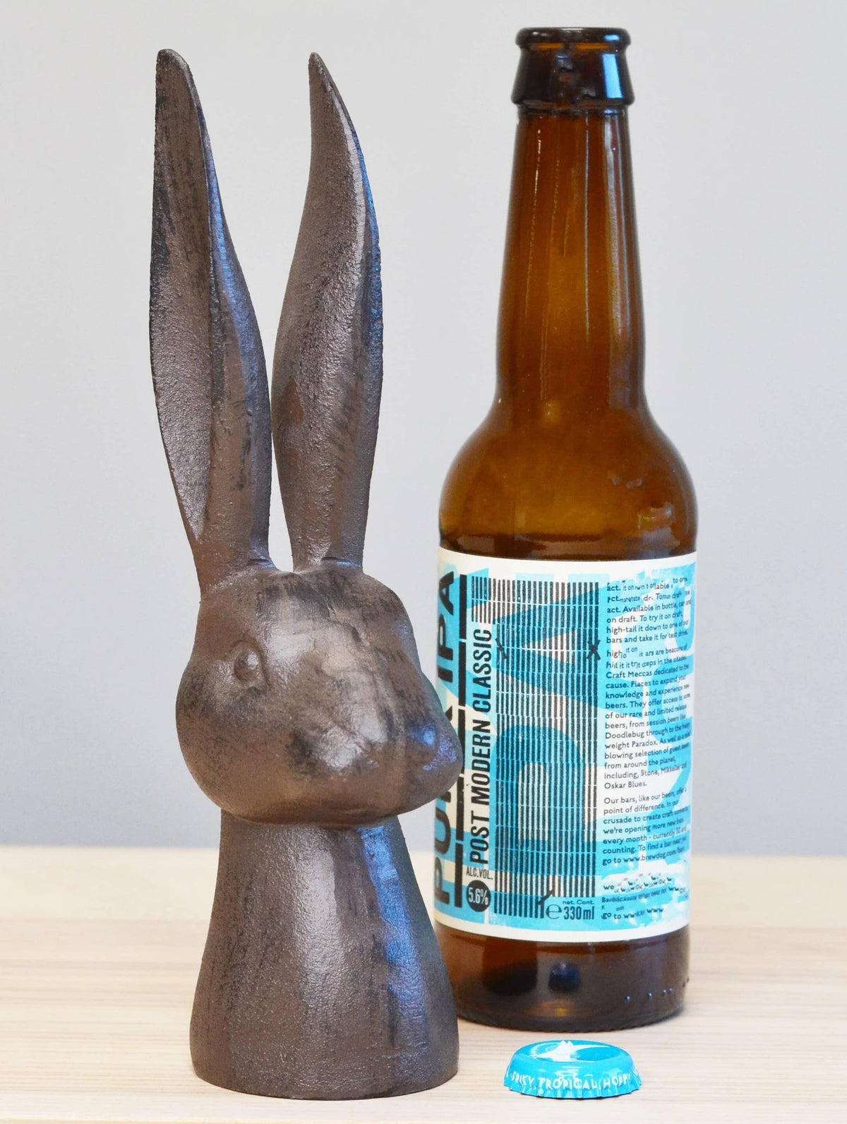 Hare Heavyweight Cast Iron Bottle Opener