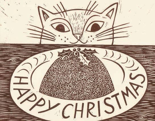 AGBI Christmas Card Pack - Christmas Cat