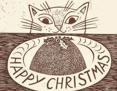 AGBI Christmas Card Pack - Christmas Cat