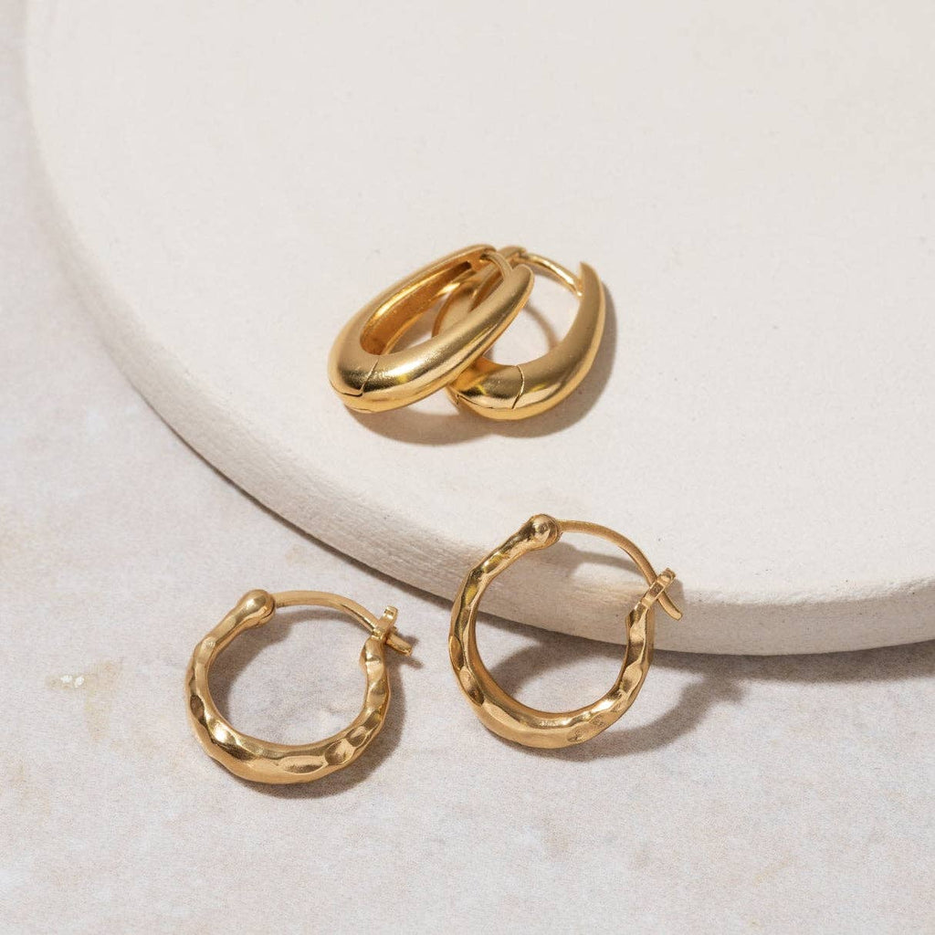 Gold Creole Earrings