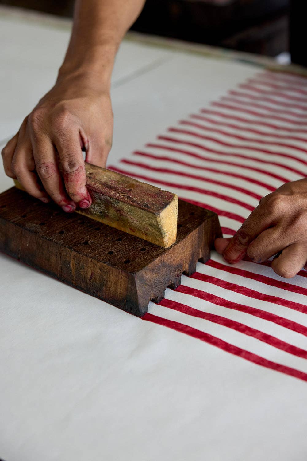 Block Printed Gift Boxes (Nested Set of 3) - Christmas Play