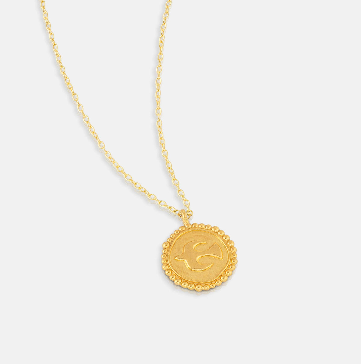 Gold Dove Necklace