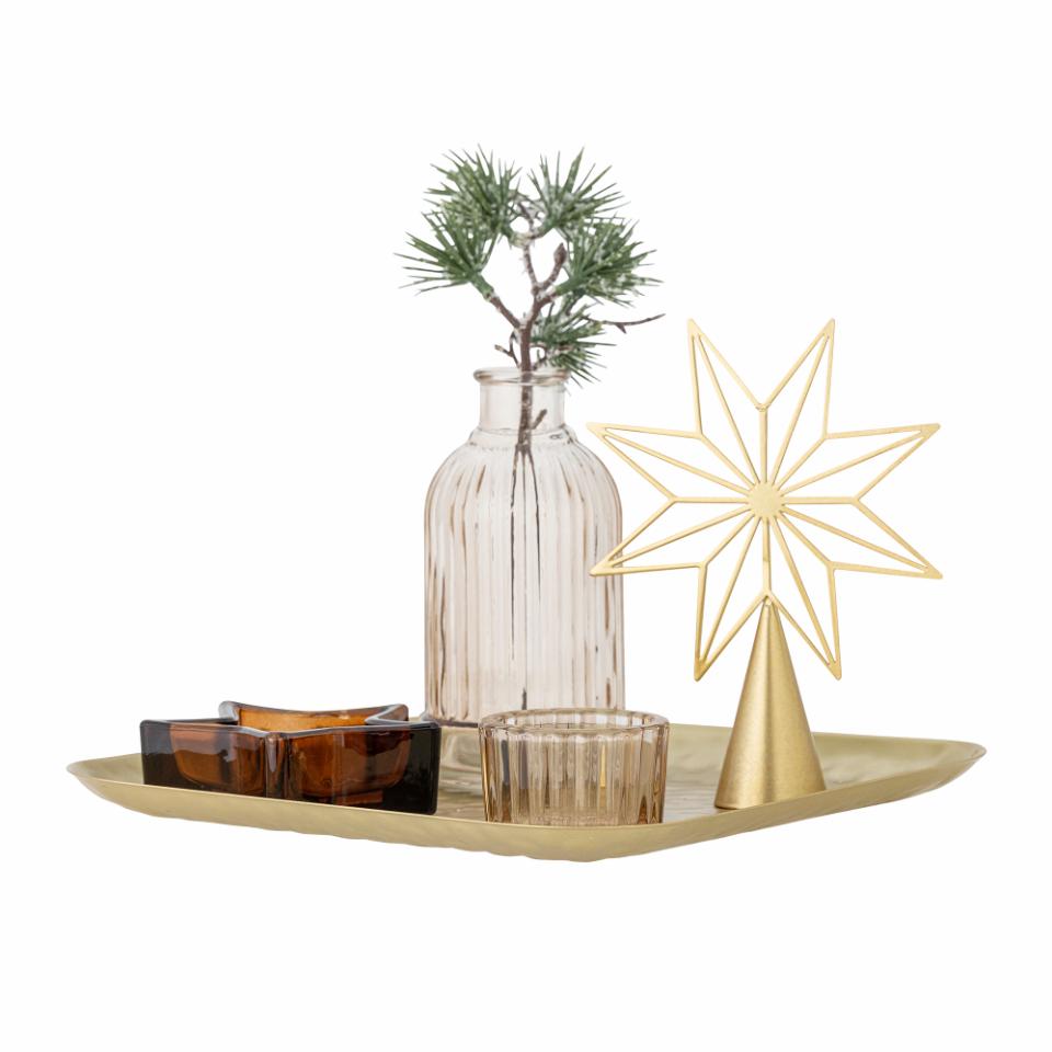 Sanga Tray Gold w/Votive