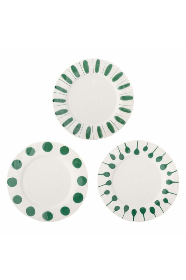 Linora Plate Green