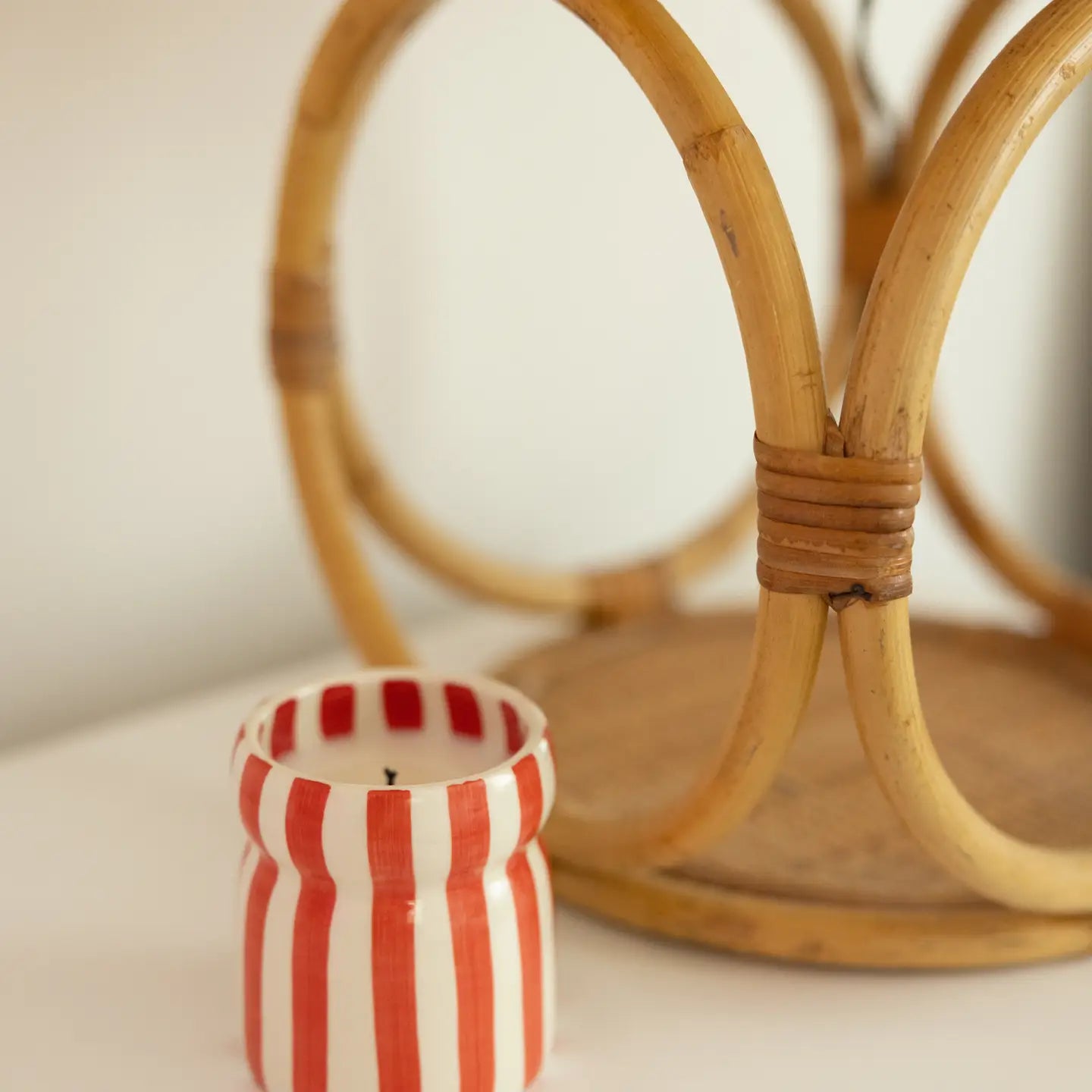 Paddywax Cabana Red Ceramic Candle - Hibiscus Bay
