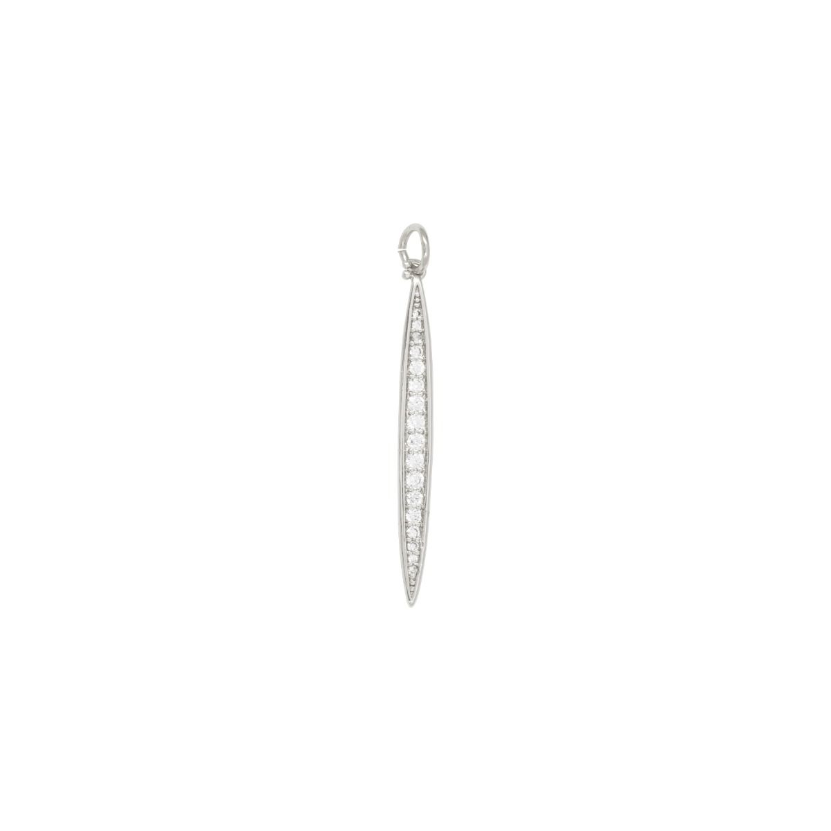 Mimi Spike Silver Charm