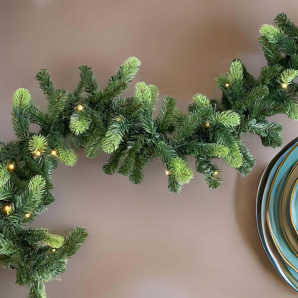 Large Lit Garland