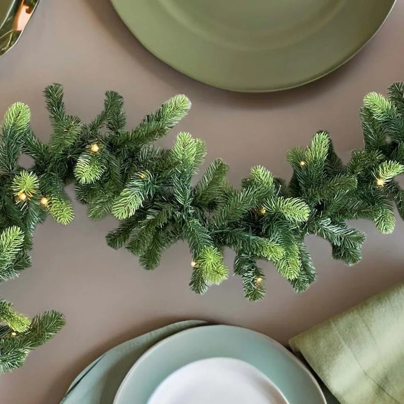 Large Lit Garland