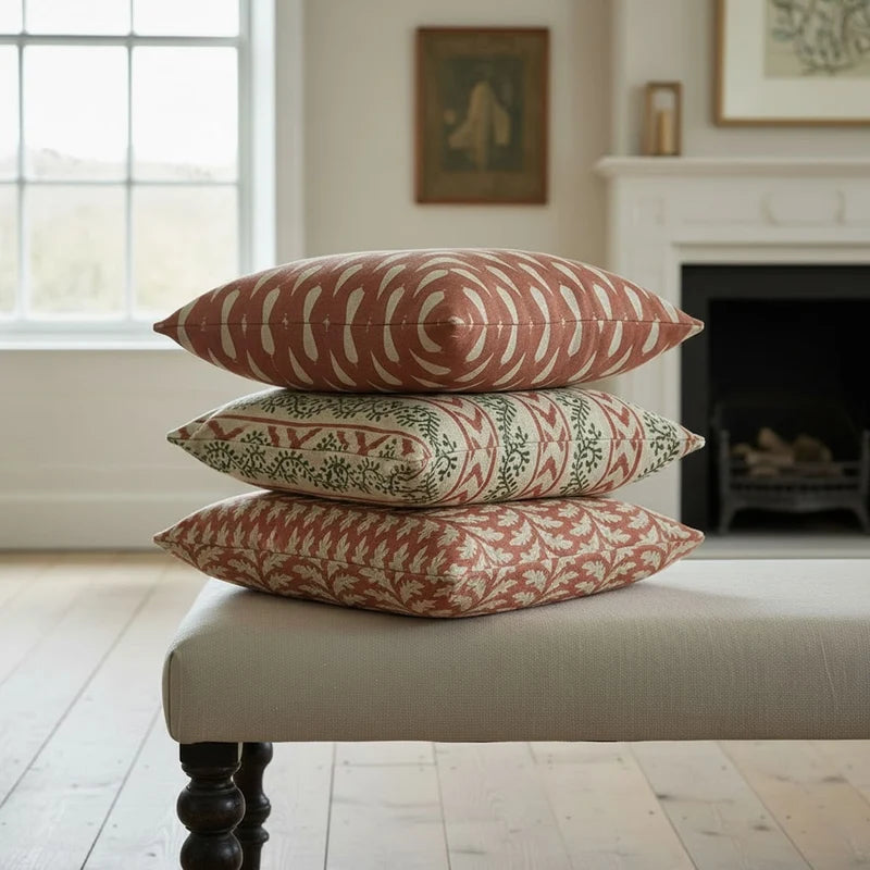 Pine Grove Terracotta Cushion