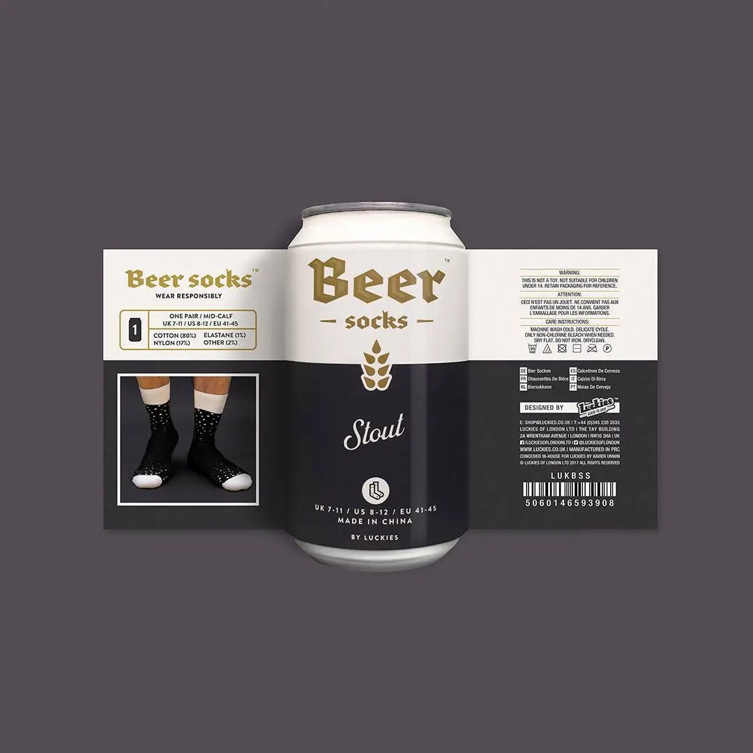 Luckies Originals - Beer Socks Stout