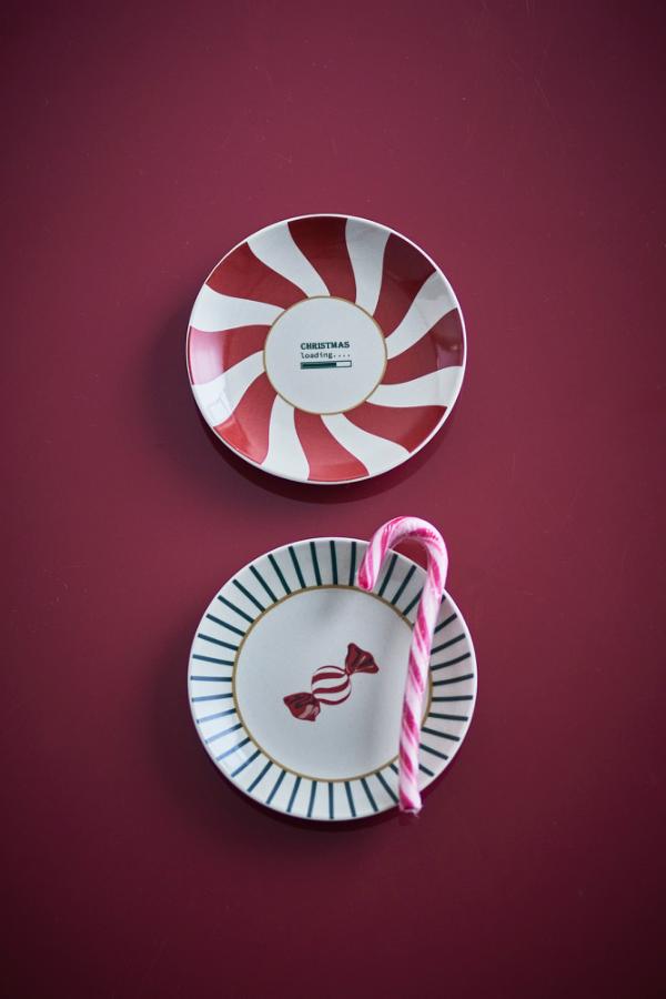 Yule Plate set of 2
