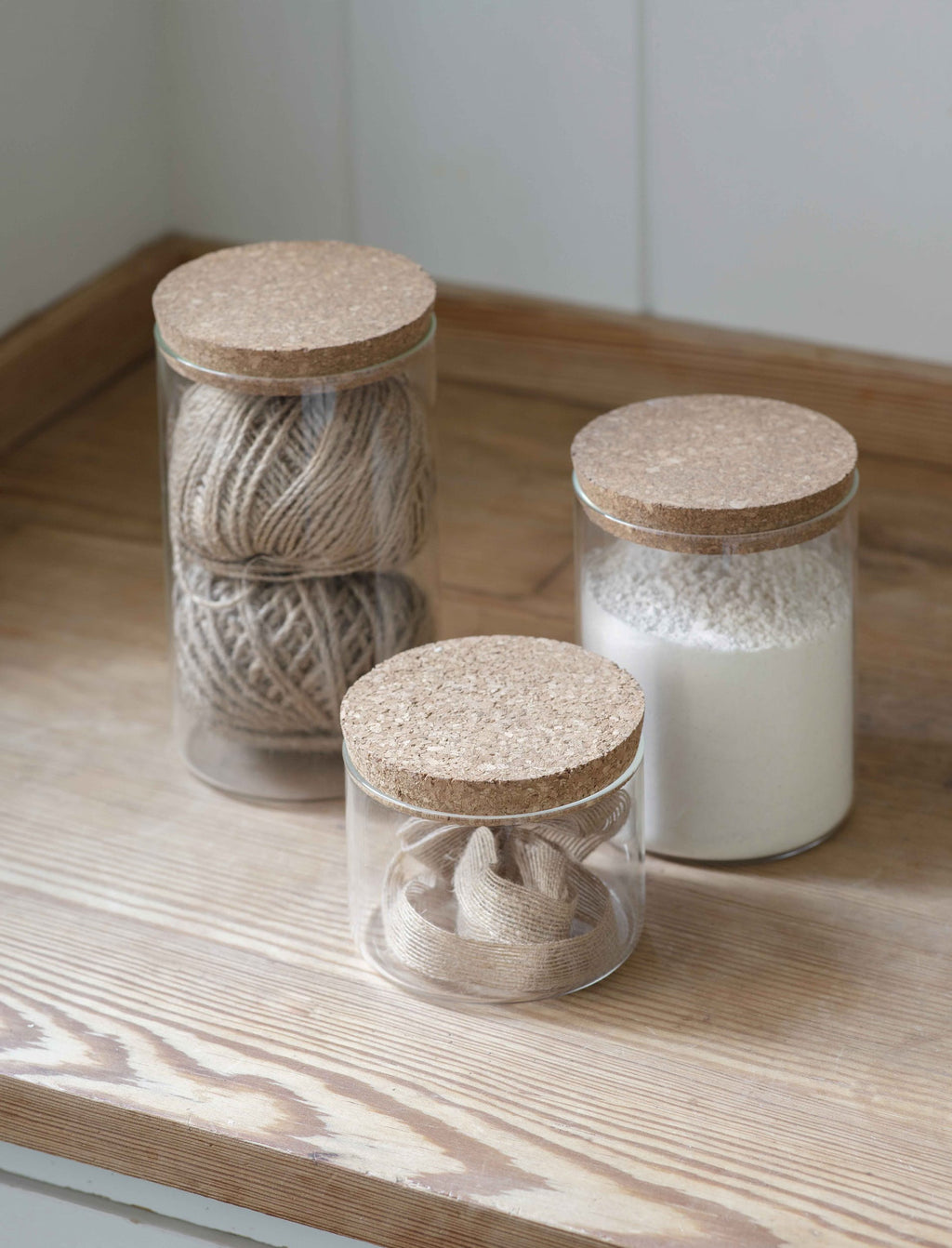 Glass & Cork Provender Jar - Small