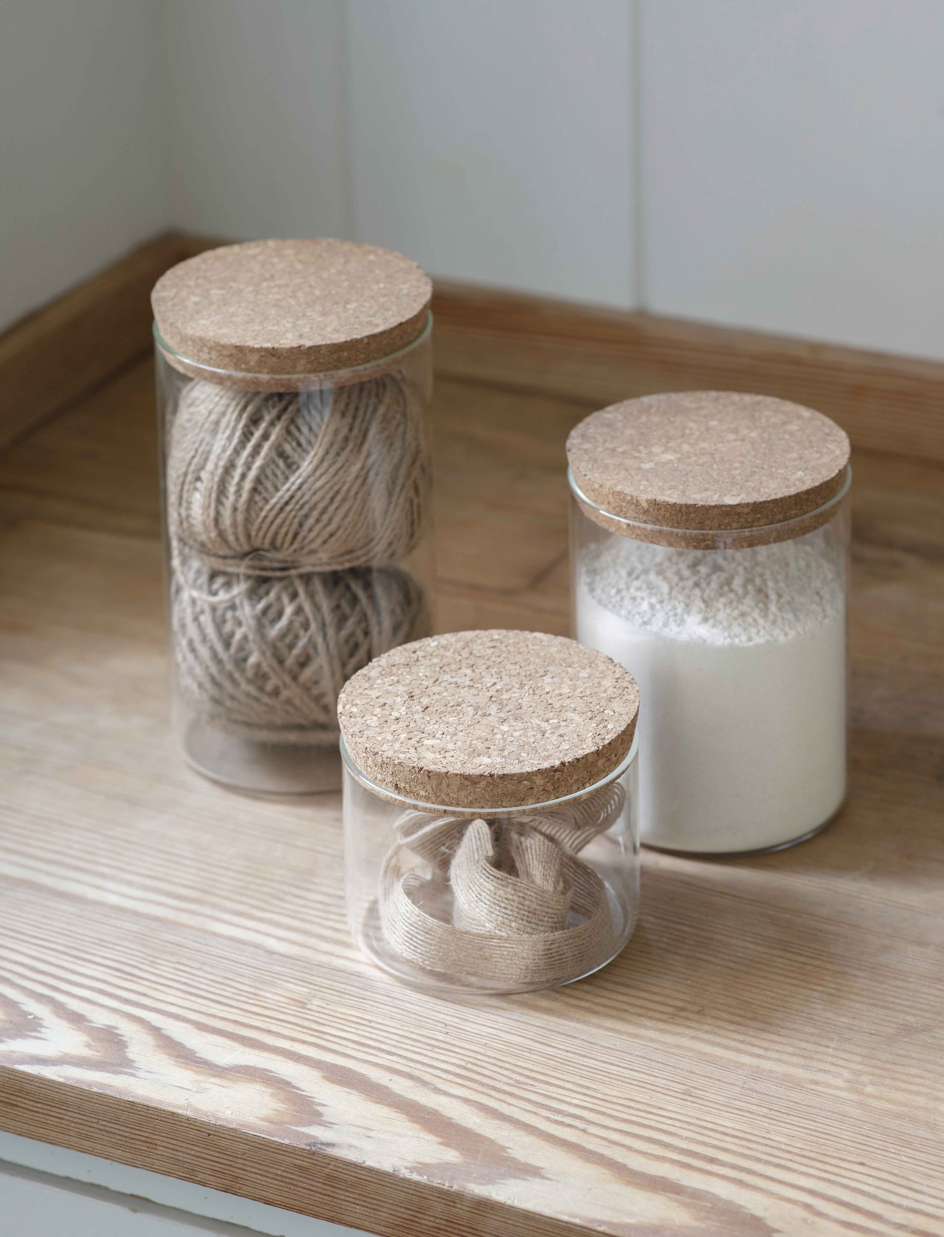 Glass & Cork Provender Jar - Small