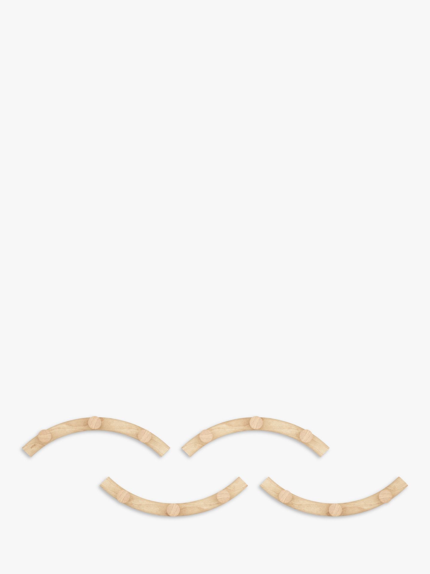 Umbra Wooden Slinka Wall Hooks