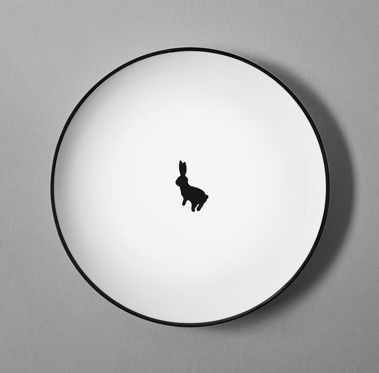 Bouncing Rabbit Plate by HAM
