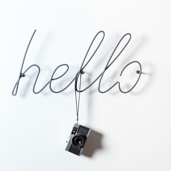 Hello - Coat Rack - Grey