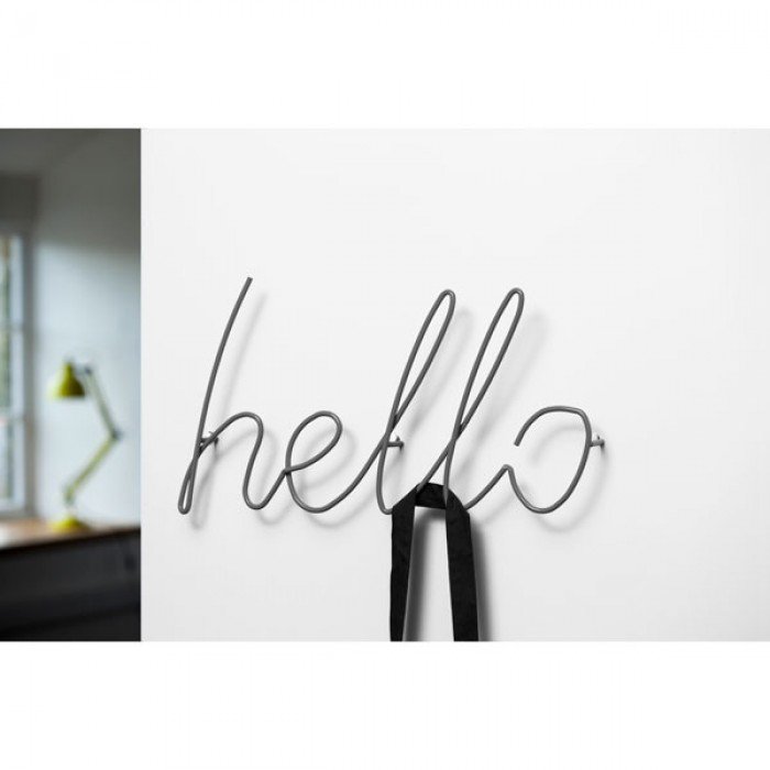 Hello - Coat Rack - Grey