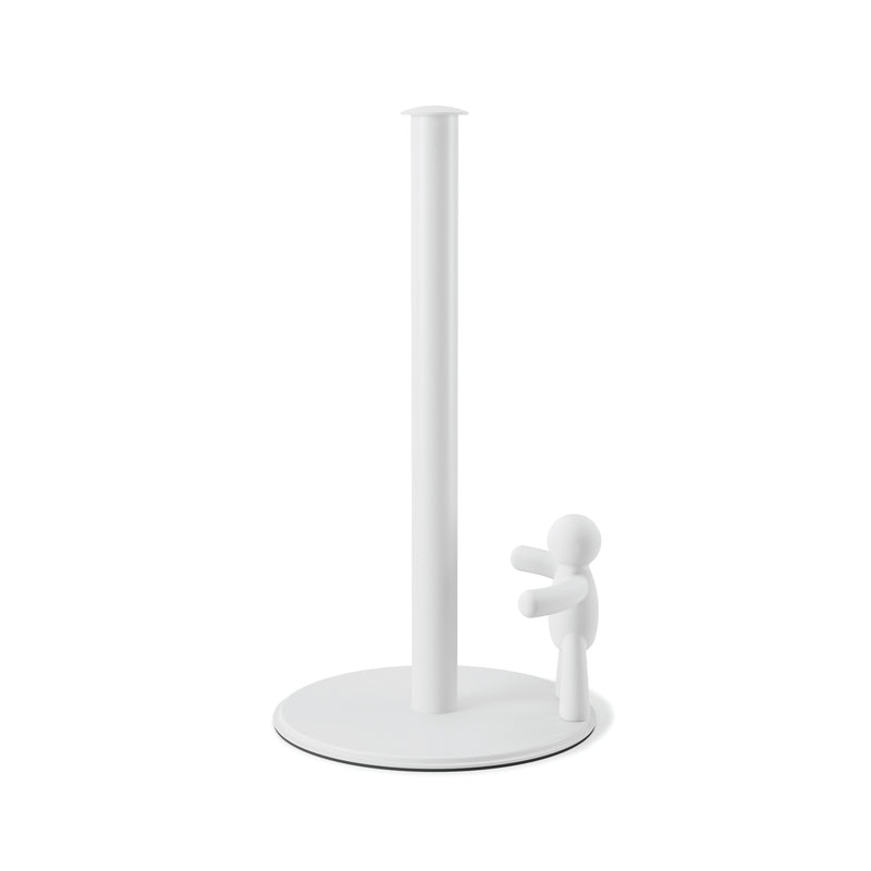 White Buddy Paper Towel Holder