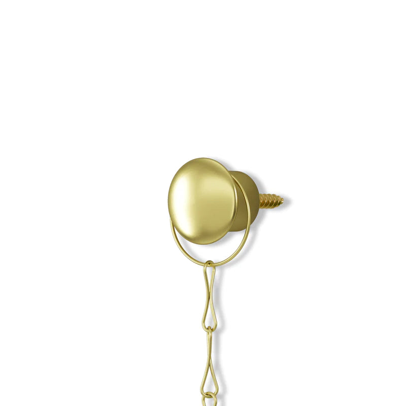 DIMA Round Brass Chain Mirrors - Set Of 3