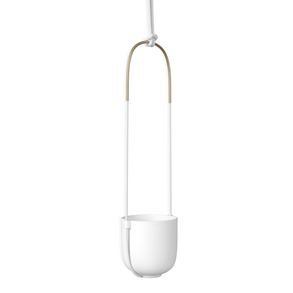 Bolo Hanging Planter - White
