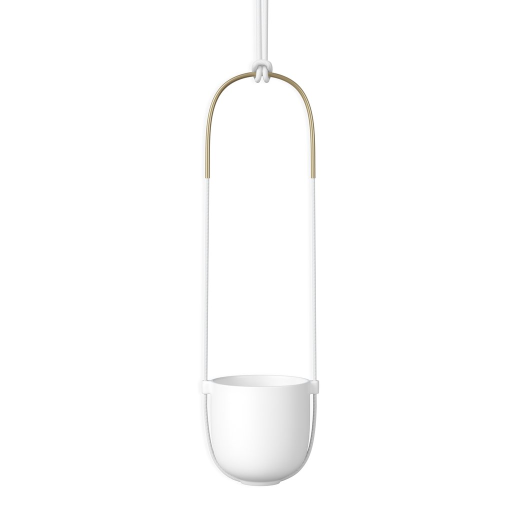 Bolo Hanging Planter - White